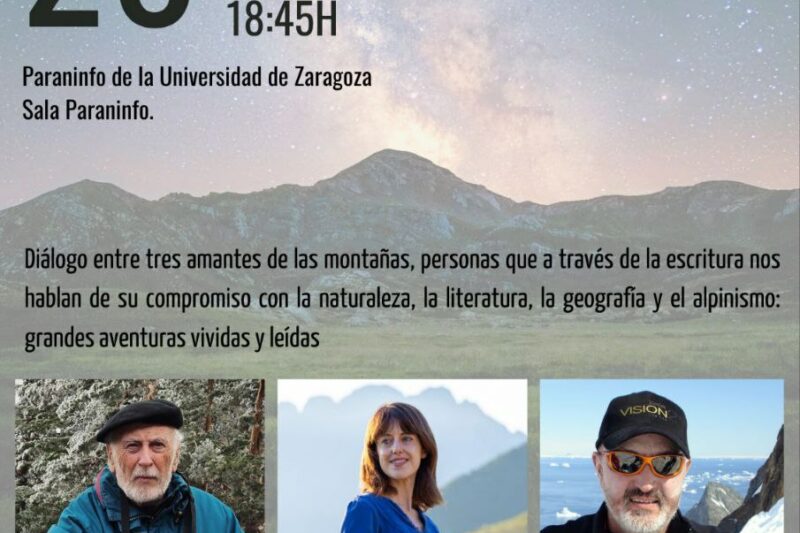 El próximo 20 de mayo Zaragoza acogerá «Sentir la montaña»